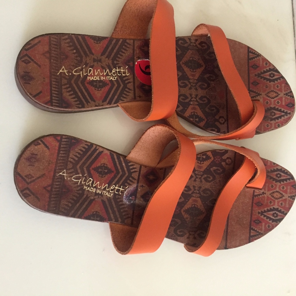 A. Giannetti Leather Slippers - Picture 2 of 4